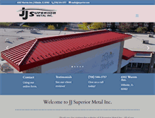 Tablet Screenshot of jjsuperior.com